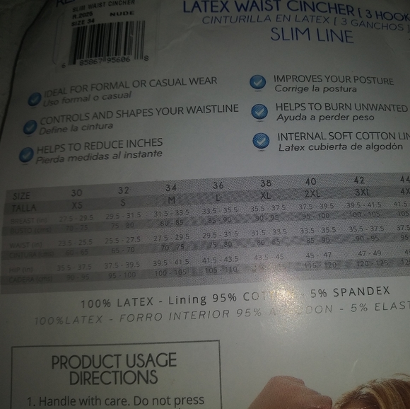 Latex Waist Trainer 3-Hook - Picture 8 of 8